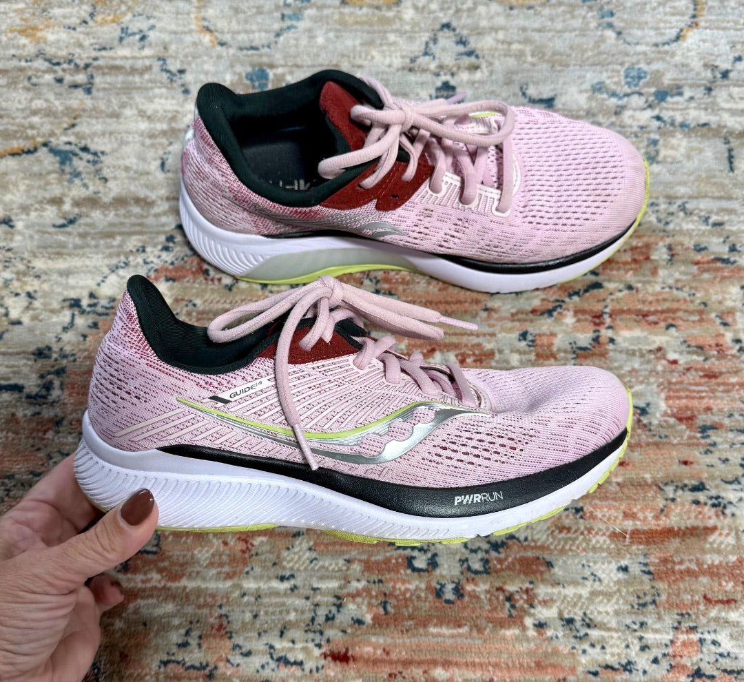 Pink Saucony Shoes, 6