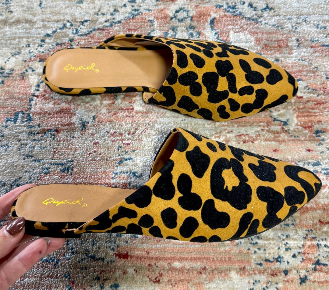Leopard Qupid Shoes, 7.5