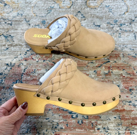 Tan Soda Shoes, 7.5